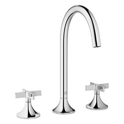 Dornbracht Waschtisch-Dreilochbatterie Vaia mit Ablaufgarnitur, 168mm, schwenkb... DORNBRACHT-20713809-39 4099477346465 (Abb. 1)