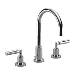 Dornbracht Waschtisch-Dreilochbatterie Tara mit Ablaufgarnitur, schwenkbar, 165... DORNBRACHT-20713882-19 4029011996603 (Abb. 1)
