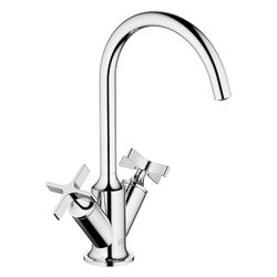 Dornbracht Waschtisch-Einlochbatterie Vaia mit Ablaufgarnitur, schwenkbar, Ausl... DORNBRACHT-22513809-43 4099477463407 (Abb. 1)