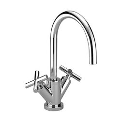 Dornbracht Waschtisch-Einlochbatterie Tara mit Ablaufgarnitur, schwenkbar, 165m... DORNBRACHT-22513892-43 4099477463421 (Abb. 1)