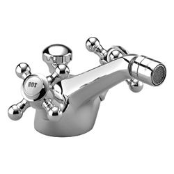 Dornbracht Bidet-Einlochbatterie Madison mit Ablaufgarnitur, Ausladung 125mm, D... DORNBRACHT-24510360-39 4099477390437 (Abb. 1)