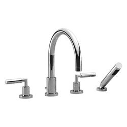 Dornbracht Wannen-Vierlochbatterie Tara für Wannenrandmontage, Ausladung 220mm,... DORNBRACHT-27512882-39 4099477347158 (Abb. 1)