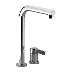 Dornbracht Elio 2-Lochbatterie mit Einzelrosetten 32800790 Dark Platinum matt... DORNBRACHT-32800790-99 4029011925290 (Abb. 1)