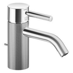 Dornbracht Waschtisch-Einhandbatterie Meta mit Ablaufgarnitur, 125mm, lineare S... DORNBRACHT-33504660-39 4099477348667 (Abb. 1)
