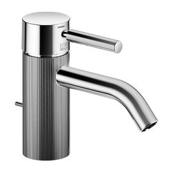 Dornbracht Waschtisch-Einhandbatterie Meta mit Ablaufgarnitur, 125mm, lineare S... DORNBRACHT-33504660-27 4099477188225 (Abb. 1)