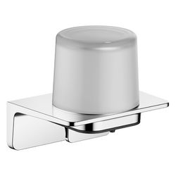 Dornbracht Lotionspender Kristallglas matt Stichmaß 90mm 140x130x103mm, Dark Ch... DORNBRACHT-83430976-19 4099477384818 (Abb. 1)