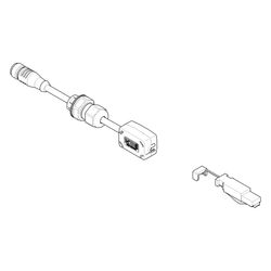 Dornbracht Stecker für Funktionsteil, mit Verschraubung 8polig mit 25m Kabel,... DORNBRACHT-9010010120090 4029011656156 (Abb. 1)