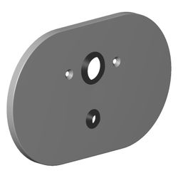 Dornbracht Abdeckung mit Umstellung, 241x198x16mm, Chrom, 90110205200-00... DORNBRACHT-90110205200-00 4029011399213 (Abb. 1)