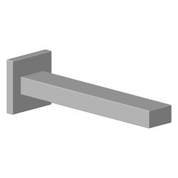 Dornbracht Auslauf mit Einzelrosette, 280x67x175mm, Platin, 90116800400-08... DORNBRACHT-90116800400-08 4029011904929 (Abb. 1)