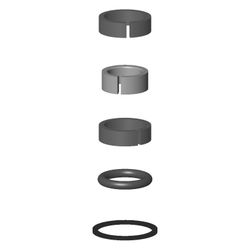 Dornbracht Dichtungssatz Auslauf, 10x10x2mm, 9014150200190... DORNBRACHT-9014150200190 4029011716751 (Abb. 1)