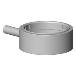 Dornbracht Halter für Glashalter mit Ring, 138x88x90mm, Chrom, 90172062002-0... DORNBRACHT-90172062002-00 4029011716423 (Abb. 1)