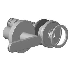 Dornbracht Griff für Hot Hebel, 60x105x40mm, Chrom, 90206601600-00... DORNBRACHT-90206601600-00 4029011834561 (Abb. 1)