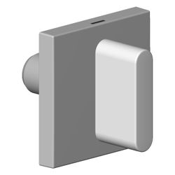 Dornbracht Wannengriff für Hot, 60x60x40mm, Platin gebürstet, 90207005105-06... DORNBRACHT-90207005105-06 4029011706363 (Abb. 1)