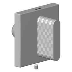 Dornbracht Griff für Unterputz Wand, 60x60x40mm, Dark Platinum gebürstet, 90... DORNBRACHT-90207005303-99 4029011806698 (Abb. 1)