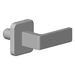 Dornbracht Griff für 3-loch Batterie, 135x130x80mm, Platin gebürstet, 902071... DORNBRACHT-90207104601-06 4029011717062 (Abb. 1)