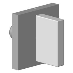 Dornbracht Griff für Unterputzventil, 60x60x75mm, Dark Platinum gebürstet, 9... DORNBRACHT-90207800202-99 4029011812170 (Abb. 1)