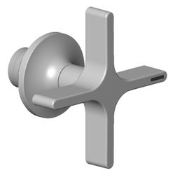 Dornbracht Griff für Brause/Wanne Stand, 71x63mm, Dark Platinum gebürstet, 9... DORNBRACHT-90208001101-99 4029011747656 (Abb. 1)