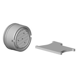 Dornbracht Luftsprudler mit Schlitz, D 23,5x13mm 5,7l/min, Platin, 902301026... DORNBRACHT-90230102611-08 4029011905810 (Abb. 1)