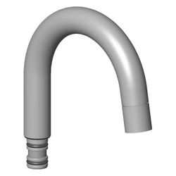 Dornbracht Auslauf, 26x131x127mm, 7l/min, Dark Platinum gebürstet, 902822058... DORNBRACHT-90282205802-99 4029011824890 (Abb. 1)