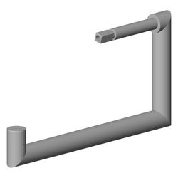Dornbracht Halter für Papierrollenhalter, 150x80x13mm, Chrom, 90282262800-00... DORNBRACHT-90282262800-00 4029011426056 (Abb. 1)