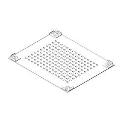Dornbracht Abdeckplatte für BigRain, Edelstahl poliert, 04110211302-85... DORNBRACHT-04110211302-85 4029011467172 (Abb. 1)
