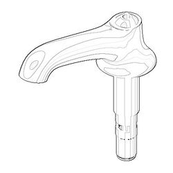 Dornbracht Auslauf für Waschtisch Stand, 65x194x182mm, Chrom, 04118200100-00... DORNBRACHT-04118200100-00 4029011447068 (Abb. 1)
