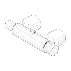 Dornbracht Anschluss für Brausethermostat, 315x85x210mm, Messing 23kt Gold, ... DORNBRACHT-04170104401-09 4029011695650 (Abb. 1)