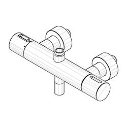Dornbracht Anschluss für Brausethermostat, 315x85x210mm, Chrom, 04170104700-... DORNBRACHT-04170104700-00 4029011526121 (Abb. 1)