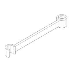 Dornbracht Halter, 275x35x30mm, Chrom, 04172002900-00... DORNBRACHT-04172002900-00 4029011532443 (Abb. 1)