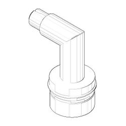 Dornbracht Griff Winkelstück, komplett Hebel 46x50x35mm, Messing 23kt Gold, ... DORNBRACHT-04182001800-09 4029011489297 (Abb. 1)