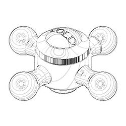Dornbracht Griff Cold, Platin, Designteil, als Ersatzteil, 04203600206-08... DORNBRACHT-04203600206-08 4029011069260 (Abb. 1)