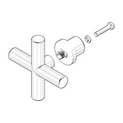 Dornbracht Griff, 100x70x68mm, Chrom, 04208900301-00... DORNBRACHT-04208900301-00 4029011420047 (Abb. 1)