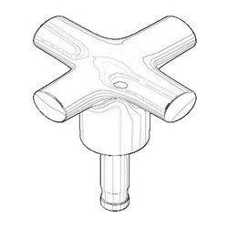 Dornbracht Griff, 103x72x103mm, Chrom, 04209502400-00... DORNBRACHT-04209502400-00 4029011667671 (Abb. 1)