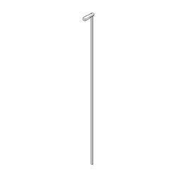 Dornbracht Zugstange für Ablaufgarnitur, 15x172,5mm, Chrom mit Knopf, 042096... DORNBRACHT-04209600500-00 4029011466694 (Abb. 1)