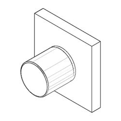 Dornbracht Bedienelement 140x95x90mm, Messing gebürstet, 04209705900... DORNBRACHT-04209705900-28 4029011896064 (Abb. 1)