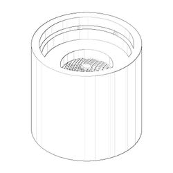 Dornbracht Luftsprudler, M18x1-IG 8,5l/min, Platin gebürstet, 04230101900-06... DORNBRACHT-04230101900-06 4029011503795 (Abb. 1)