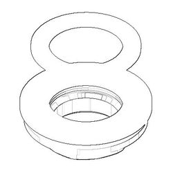 Dornbracht Befestigung mit Dichtungen, 45mm, 3/4", 0423100040390... DORNBRACHT-0423100040390 4029011075698 (Abb. 1)
