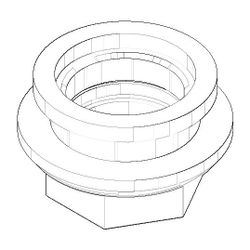Dornbracht Befestigung mit Dichtungen Ersatzteile 3/4" 04231001188... DORNBRACHT-0423100118890 4029011341182 (Abb. 1)
