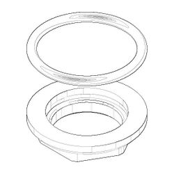 Dornbracht Befestigung mit Dichtungen, M30x1,5, 0423100324690... DORNBRACHT-0423100324690 4029011075865 (Abb. 1)