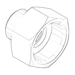 Dornbracht Adapter 1/2"xM10x1, 0424041661090... DORNBRACHT-0424041661090 4029011574924 (Abb. 1)