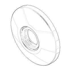 Dornbracht Rosette Ersatzteile 04270101500 80x80x19mm chrom... DORNBRACHT-04270101500-00 4029011077975 (Abb. 1)