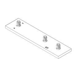 Dornbracht Rosette Ersatzteile 04279801100 240x35x60mm chrom... DORNBRACHT-04279801100-00 4029011518522 (Abb. 1)