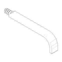Dornbracht Auslauf, 240x35x11mm, Chrom, 04282214810-00... DORNBRACHT-04282214810-00 4029011575129 (Abb. 1)