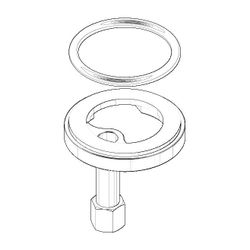 Dornbracht Befestigung, D36x4mm/D52x1,5mm, 0430110387590... DORNBRACHT-0430110387590 4029011334870 (Abb. 1)
