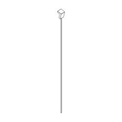 Dornbracht Zugstange für Ablaufgarnitur, 23x423x18mm, Chrom, mit Knopf, 0431... DORNBRACHT-04310905900-00 4029011484865 (Abb. 1)