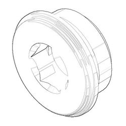Dornbracht Stopfen, 1/2" NPT, 0431200621090... DORNBRACHT-0431200621090 4029011571893 (Abb. 1)