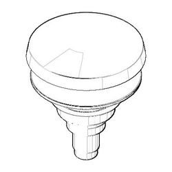 Dornbracht Stopfen, 63x55mm, Platin matt, 04312009600-06... DORNBRACHT-04312009600-06 4029011660979 (Abb. 1)
