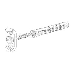Dornbracht Befestigungssatz, 5x60x5mm, 0517207160090... DORNBRACHT-0517207160090 4029011422508 (Abb. 1)
