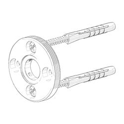 Dornbracht Befestigungssatz rund, M50x1,5mm, 0517625000090... DORNBRACHT-0517625000090 4029011436789 (Abb. 1)
