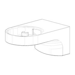 Dornbracht Halter für Wandhalter Leuchte, 60x50x94mm, Weiß matt, 05179650500... DORNBRACHT-05179650500-10 4029011637155 (Abb. 1)